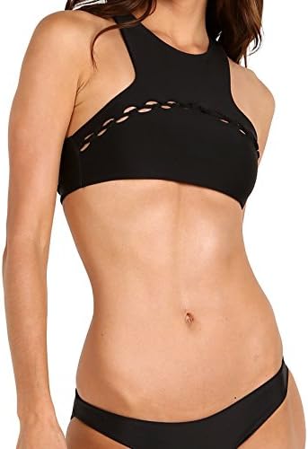 MIKOH Women's Tahaa High Neck Bikini Top