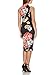 Fantaist Women's Sleeveless Deep V Neck Floral Print Cocktail Party Pencil Dress