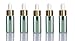 10 Sets Green 5ml UV Coated Glass Dropper Bottles Grand Parfums Refillable Medicine Dropper Bottles with Gold Caps and White Bulb Glass Pipette for Essential Oil, Serums,