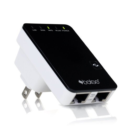 BolseÂ® 300Mbps Wireless-N mini Router / AP / Repeater (802.11 b/g/n) Wireless Amplifier, Including LAN Connection, WPS button