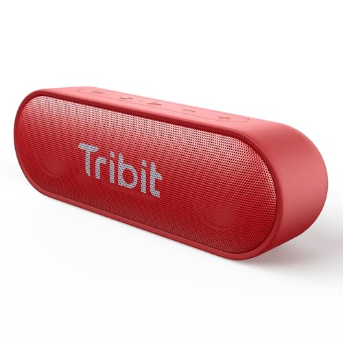 Tribit XSound Go Bluetooth Lautsprecher, 16W Klang mit tiefem Bass, 24 Std., IPX7 wasserdicht, Bluetooth 5.3, TWS-Kopplung, tragbarer Outdoor Lautspre