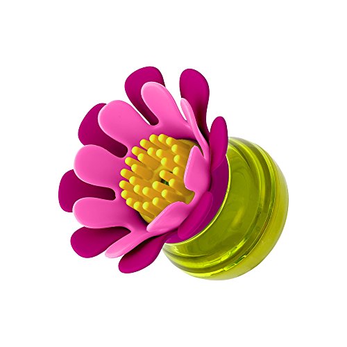 Boon FORB MINI Soap Dispensing Silicone Dish Brush, Pink