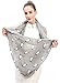 Lina & Lily Penguin Print Infinity Loop Women's Scarf (Grey)