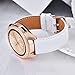 Compatible With Galaxy Watch 42mm Band /Galaxy Watch 3 41mm/Galaxy Watch Active 40mm/Active2 44mm Bands,TOROTOP 20MM Genuine Leather Strap Replacement Band Strap Band Rose Gold