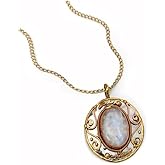 Anju P2212 Moonstone Mixed Metal Pendant Necklace, Silver and Gold