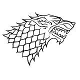 Game Of Thrones House Stark Direwolf Macbook Decal Vinyl Sticker Apple Mac Air Pro Laptop Sticker