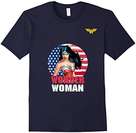 Mens Wonder Women Tee: Super Women Hot Tops T-Shirts! Large Navy