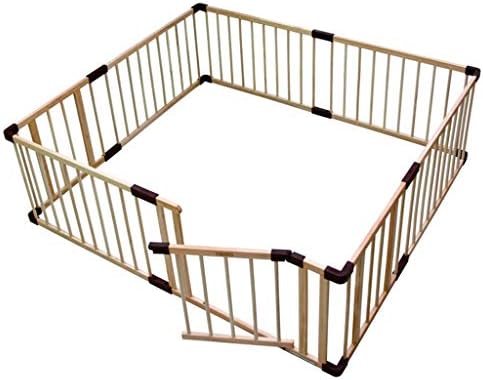 Baby Playpen Baby Play Fence Baby Crawl Toddler Fence Solid Wood Indoor Child Safety Fence Fence Strong and Durable/Made from High Quality Non-to (Size : 180 * 200cm)