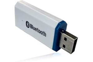 QOFOWIN USB Bluetooth Receiver Adapter,Wireless Audio Adapter, Car Kit Music Receiver Bluetooth Car Adapter Home/Car Stereo Sound System,Portable Speskers,(Aux in) with 3.5mm Cable (Yet-M1).