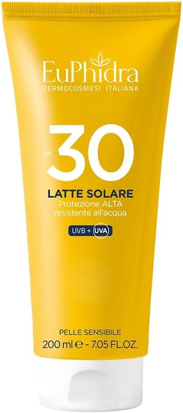 Euphidra Solar Milk SPF 30+ 200ml Sunscreen Body Protection Lotion