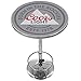 Bar Table - Coors Light Logo Bar Height Table with Adjustable Foot Rest and Acrylic Top - Garage, Bar, or Man Cave Decor by Trademark Global