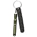 The Friendly Swede Set of 2 Pocket Fire Starters + Paracord Keychain in Premium Gift Box - Ferro Rod Steel Striker (Black)