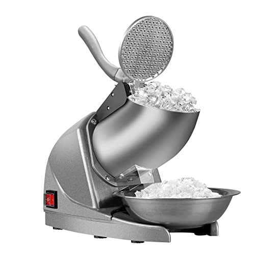 BIDTOOL Electric Ice Crusher Triple Blades Ice Crusher Shaver 286lbs