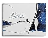 Cherished Guest Hardcover Wedding Guest Book, Wedding Guest Advice Book, Registration Book, Signature Book, Contemporary Matte Finish, Hardcover by 