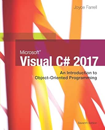 Amazon Com Microsoft Visual C An Introduction To Object Oriented Programming Mindtap Course List Ebook Farrell Joyce Kindle Store