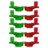 TOPNEW 1999-2007 Chevy Silverado GMC Sierra Tailgate Handle Rod Clip Left & Right Rod Retainer Clips, OEM Handle Replacement 5 Pairs 88981030, 88981031