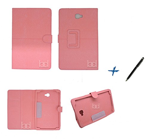 Capa Case Galaxy Tab A Note - 10.1´ T580 / T585 Carteira / Caneta Touch (Rosa)