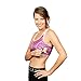 The Travel Bra Co Beach Bra with Secret Pockets ideal AntiTheft Festival Bra Large Pink With White Straps