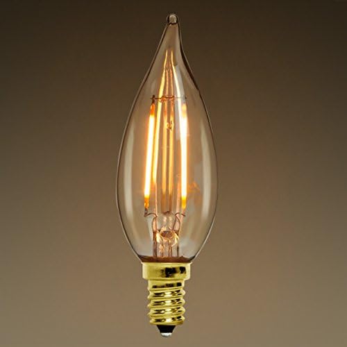 2W LED Antique Style Chandelier Bulb 2700K Dimmable LifeBulb 10107