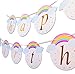 Keira Prince Happy Birthday Banner, Magical Rainbow and Unicorn Party Supplies
