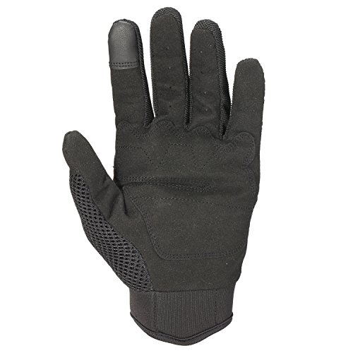 JIUSY Military Shooting Hard Knuckle Tactical Gloves for Airsoft Paintball Motorcycle Cycling Riding Hunting Hiking Army Combat Touch Screen Full Finger Gloves Size Black X-Large B20 - Thumbnail 3