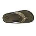 OLUKAI Ohana Men's Beach Sandals, Water Resistant Flip Flops, Arch Support & Comfort Fit, Lightweight & Durable, Enhanced Grip & Traction, Kona/Kona, 11