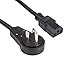 Cable Leader 6ft Universal Power Cord with 360 Degree Rotating (NEMA 5-15P to IEC320 C13) …