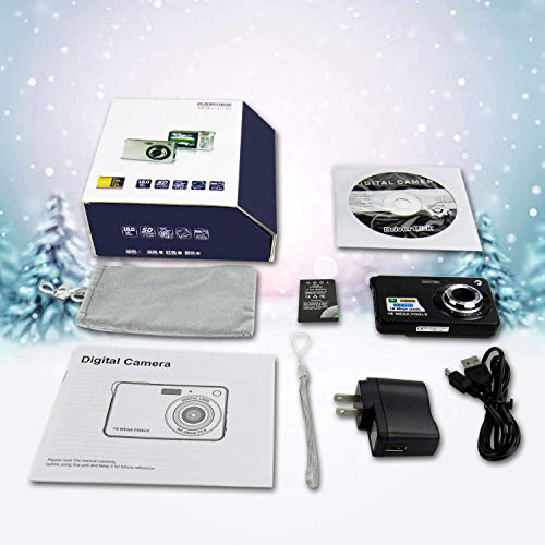 HD Mini Digital Cameras for Kids Teens Beginners,Point and Shoot Digital Video Cameras for Birthday Christmas - Thumbnail 6
