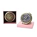 VintageBee Vintage Makeup Mirror Folding Pocket Mirror Round Compact Mirror Double-sided Hand Mirrors (A)