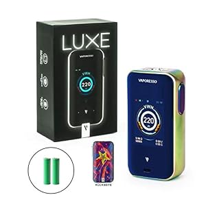 Vaporesso Luxe Mod Box 220 Watt Akkuträger 5000 mAh E-Zigarette E-Shisha (nikotinfrei) (regenbogen)