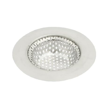 eDealMax 70mm baño planta superior Dia. El tono de plata del fregadero colador tapón - - Amazon.com