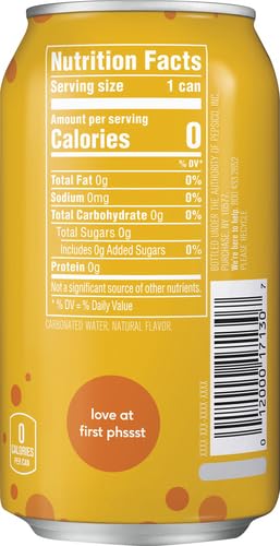 BUBLY SPARKLING WATER, MANGO, 12 FL OZ