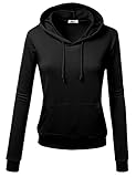 J.TOMSON Women's Basic Long Sleeve Pullover Hoodie (S-3XL / 9 Colors)