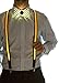 Neon Nightlife Men's Light Up LED Suspenders, One Size, Yellow