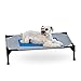 K&H Manufacturing Coolin' Gel Pet Cot Medium Gray/Blue 25-Inch by 32-Inch