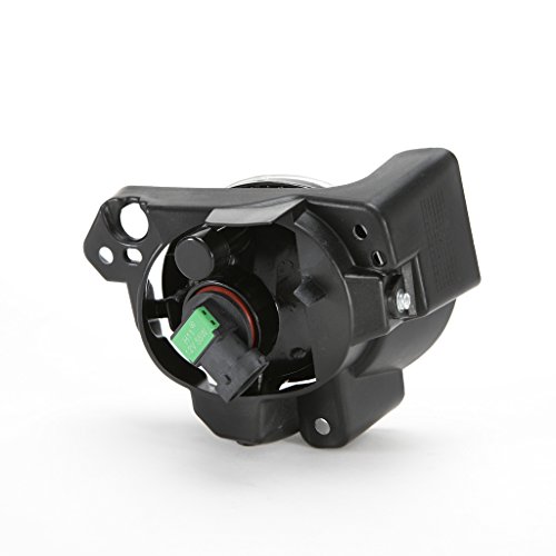 LEDIN For 2014 2015 2016 Mazda 3 Clear Fog Driving Light Kit w/Black Bezel Switch Bulbs