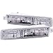 Anzo USA 511012 Honda Prelude Chrome Euro w/Amber Reflector Bumper Light Assembly - (Sold in Pairs)