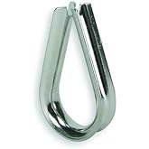 Wire Rope Thimble, 1/8 in, SS, PK25