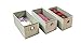 ADORN Home Essentials| Foldable Closet Fabric Drawer| Fits as Drawers for Any Adorn 10 Tier Closet Organizer| Set of 3 Baskets, for Clothing, Accessories, Shoes and Home Essentials