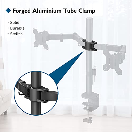 BONTEC Dual Monitor Desk Mount Stand for 1327 inch LCD LED Monitors