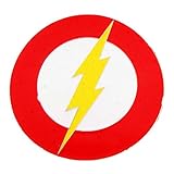 Flash Lightning Logo Oval Dc Comic Superhero Officially Licensed Belt Buckle