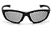 Pyramex Safety Trifecta Safety Glasses with Black Frame and Punched Steel Lens