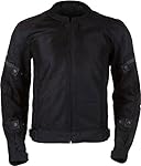 Pilot Motosport Men's Slate Air Jacket (Black, Large)