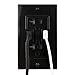 NewerTech Power2U USB Outlet, 20Amp Tamper Resistant Duplex Wall Outlet and 2.5Amp USB Charging Receptacle, Black