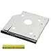 QNINE 2nd HDD SSD Hard Drive Caddy Tray Replacement for Lenovo Thinkpad T420 T430 T510 T520 T530 W510 W520 W530, Internal Laptop CD/DVD-ROM Optical Modular Bay Adapter to 2.5 Inch 12.7MM