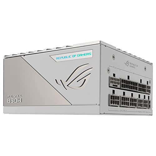 Asus Rog Loki Sfx-L 850W Platinum Power Supply (Fully Modular Power Supply, 80+ Platinum, Lambda A Certified, 120 Mm Pwm Argb Fan, Aura Sync Rgb Lighting, Atx 3.0 Compatible, Pcie 5.0 Ready, White) - View 14