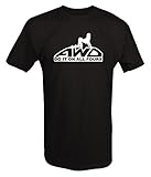 AWD Do It On All Fours - Sexy Girl Subaru STI WRX Racing T Shirt