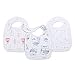 aden + anais snap bibs 3 pack, lovebird