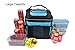 MIER 2 Compartment Cooler Bag Tote Large Insulated Lunch Bag for Picnic, Grocery, Kayak, Car, Travel, Blue