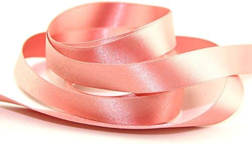 10mm Berisford Double Faced Satin Ribbon 60 Dusty Pink - per 20 metre roll